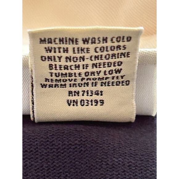 L.L. Bean Men’s Rugby Shirt Large Reg Blue Colorblock Cotton Pullover - Picture 6 of 6